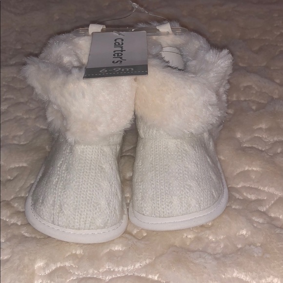 baby white boots